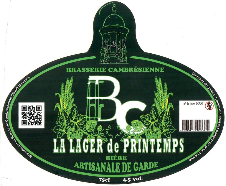Etiquette BRASSERIE CAMBRESIENNE 06