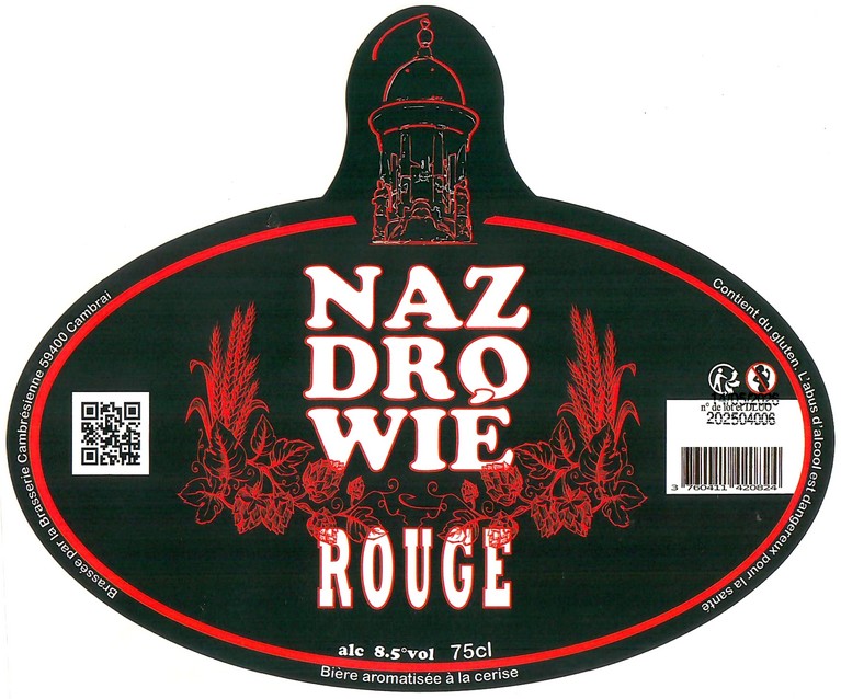 Etiquette BRASSERIE CAMBRESIENNE 08