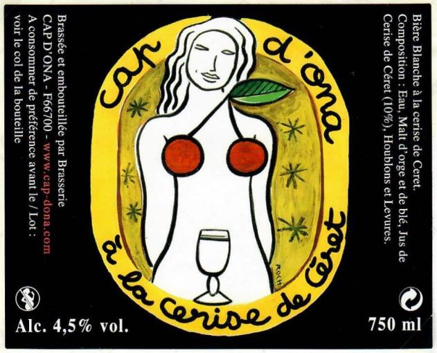 etiquette BRASSERIE CAP D'ONA 02