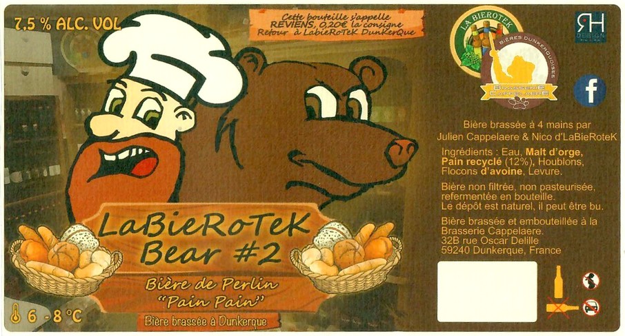 Etiquette BRASSERIE CAPPELAERE 15