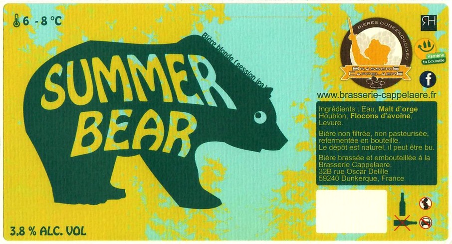 Etiquette BRASSERIE CAPPELAERE 17