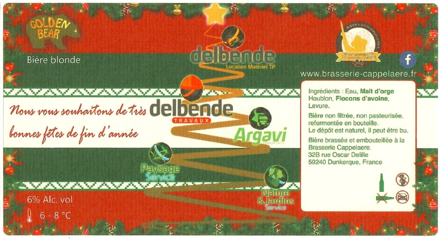 Etiquette BRASSERIE CAPPELAERE 22