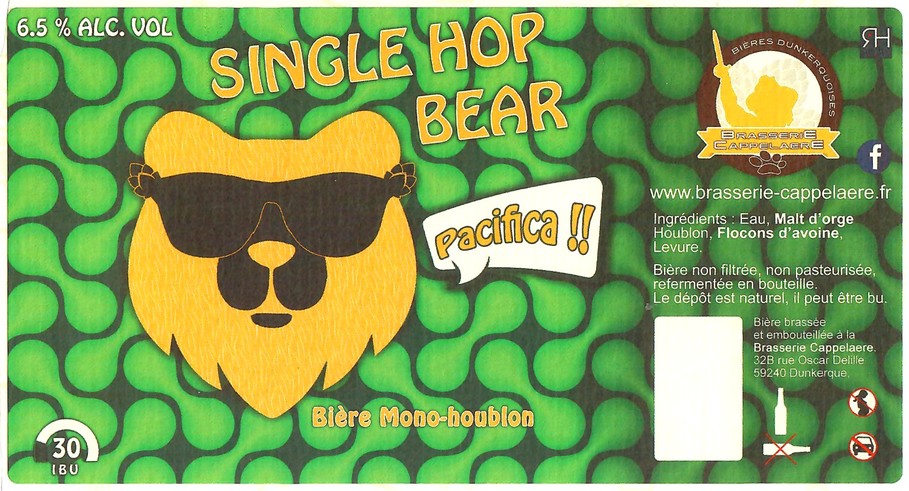 Etiquette BRASSERIE CAPPELAERE 33