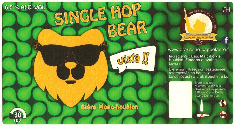 Etiquette BRASSERIE CAPPELAERE 34