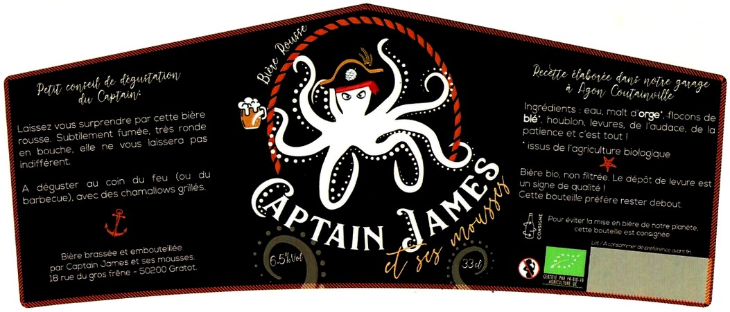 etiquette BRASSERIE CAPTAIN JAMES ET SES MOUSSES 04