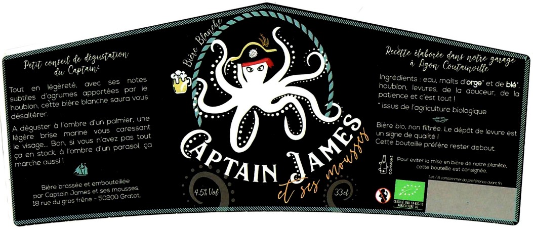 etiquette BRASSERIE CAPTAIN JAMES 09