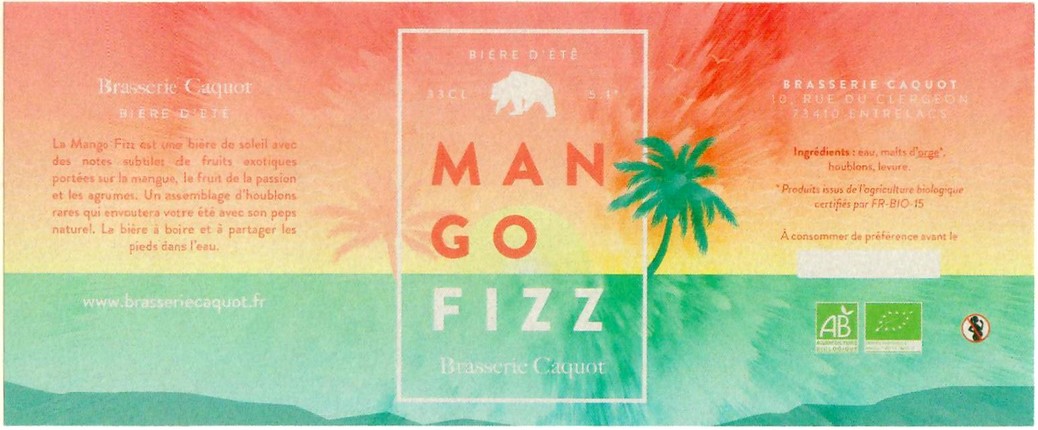 Etiquette BRASSERIE CAQUOT 08