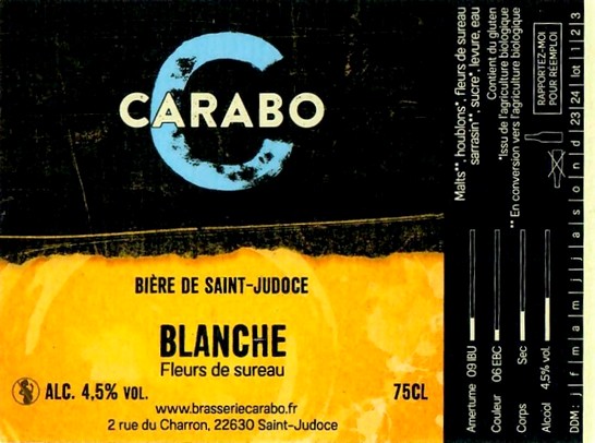 Etiquette BRASSERIE CARABO 05