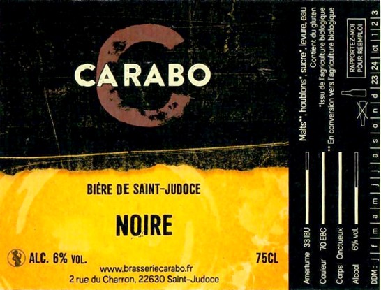 Etiquette BRASSERIE CARABO 08