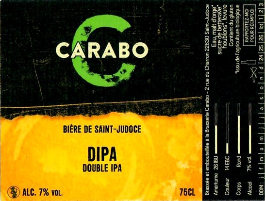 Etiquette BRASSERIE CARABO 11