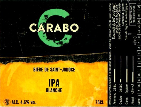 Etiquette BRASSERIE CARABO 13