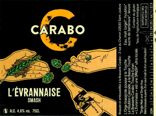 Etiquette BRASSERIE CARABO 16