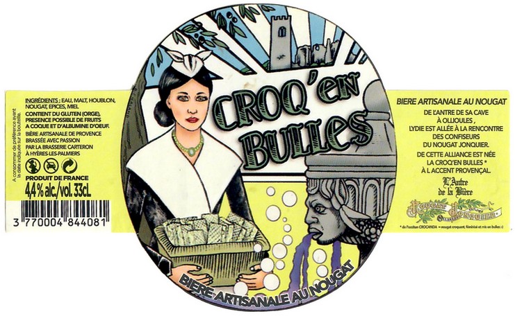 Etiquette BRASSERIE CARTERON 30