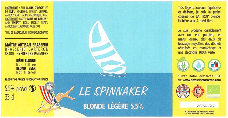 Etiquette BRASSERIE CARTERON 51