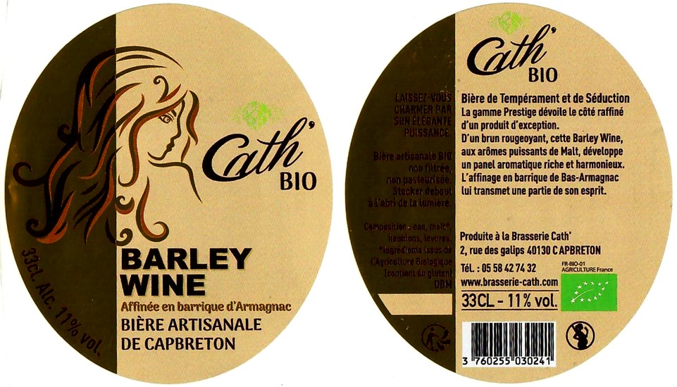 etiquette BRASSERIE CATH 20