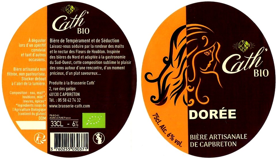 etiquette BRASSERIE CATH 21