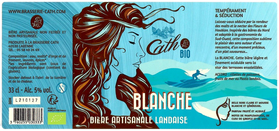 Etiquette BRASSERIE CATH 33