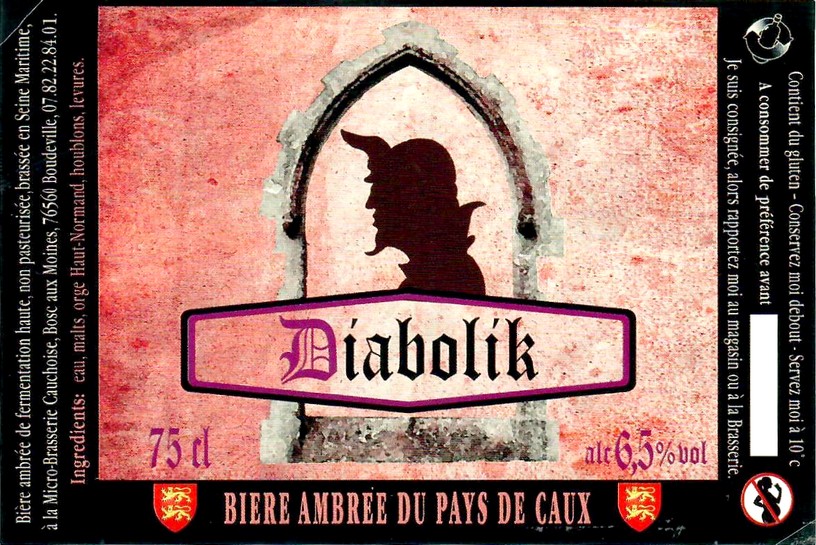 Etiquette BRASSERIE CAUCHOISE 04