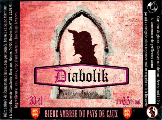 Etiquette BRASSERIE CAUCHOISE 06