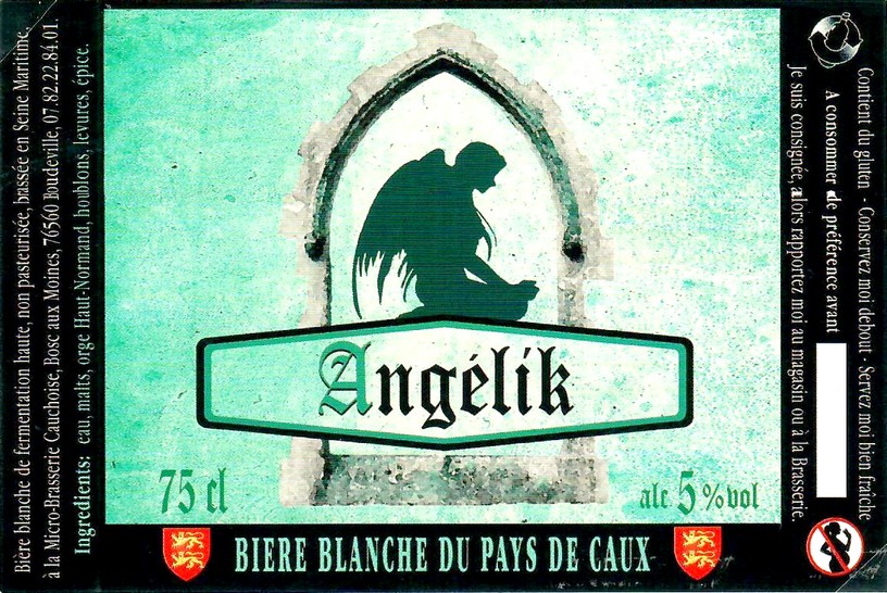 Etiquette BRASSERIE CAUCHOISE 08