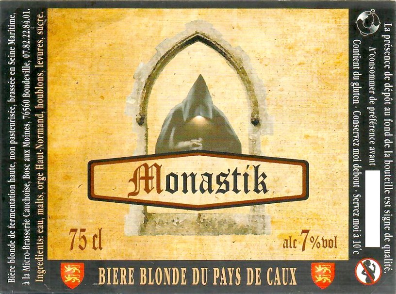 Etiquette BRASSERIE CAUCHOISE 10