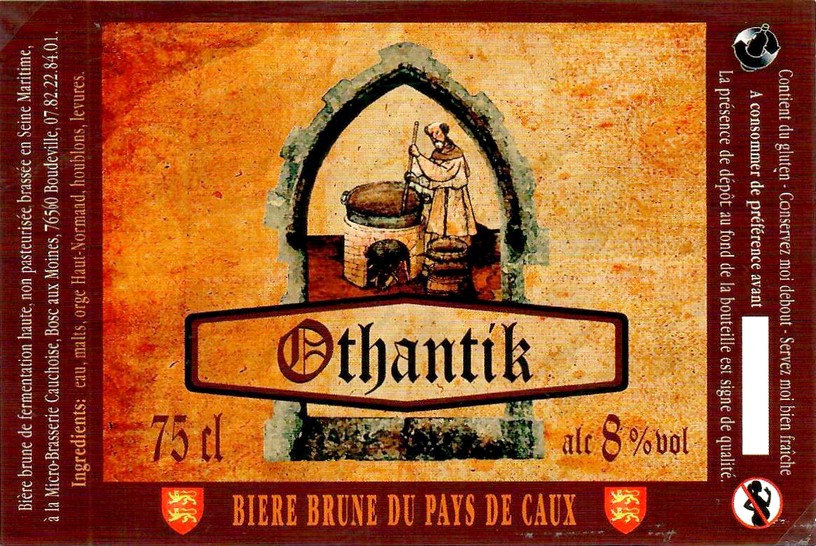 Etiquette BRASSERIE CAUCHOISE 11