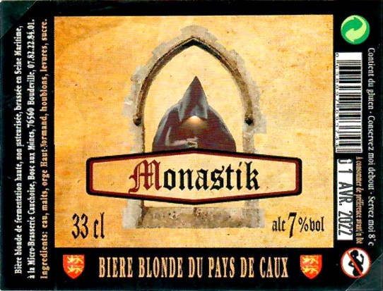 Etiquette BRASSERIE CAUCHOISE 19