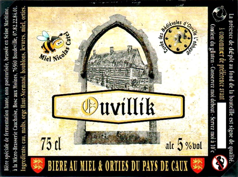 Etiquette BRASSERIE CAUCHOISE 20