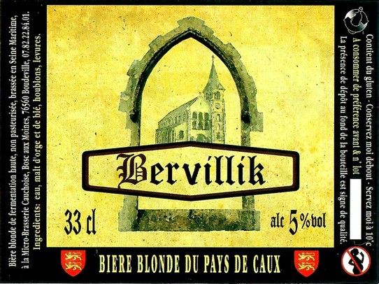 Etiquette BRASSERIE CAUCHOISE 27