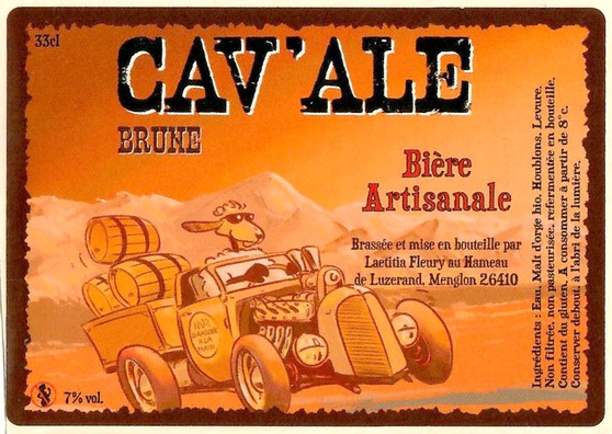 Etiquette BRASSERIE CAVALE 06