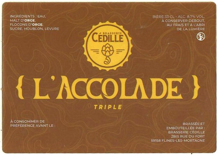 Etiquette BRASSERIE CEDILLE 04