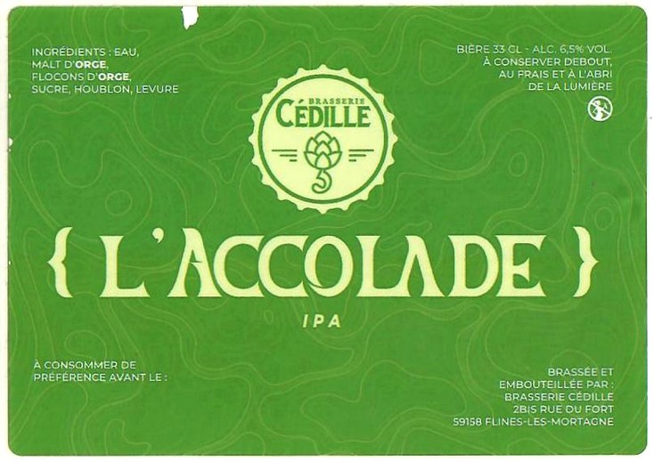 Etiquette BRASSERIE CEDILLE 05