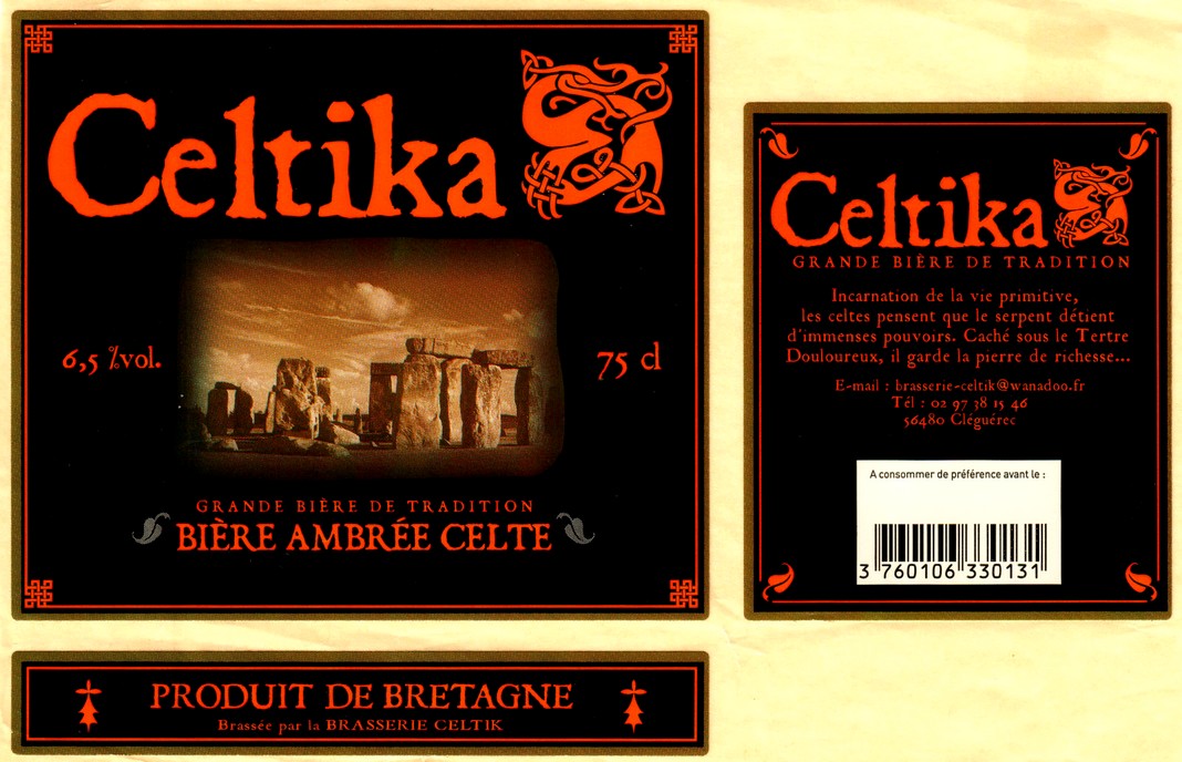 etiquette BRASSERIE CELTIK 07