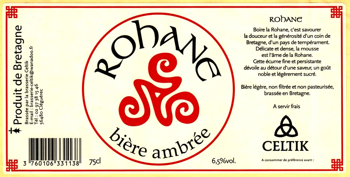 etiquette BRASSERIE CELTIK 10