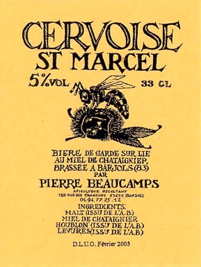 Etiquette BRASSERIE CERVOISE SAINT MARCEL 02
