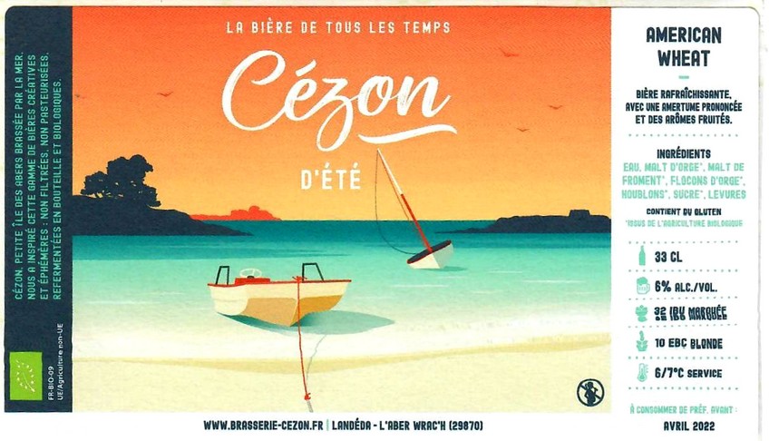 Etiquette BRASSERIE CEZON 01