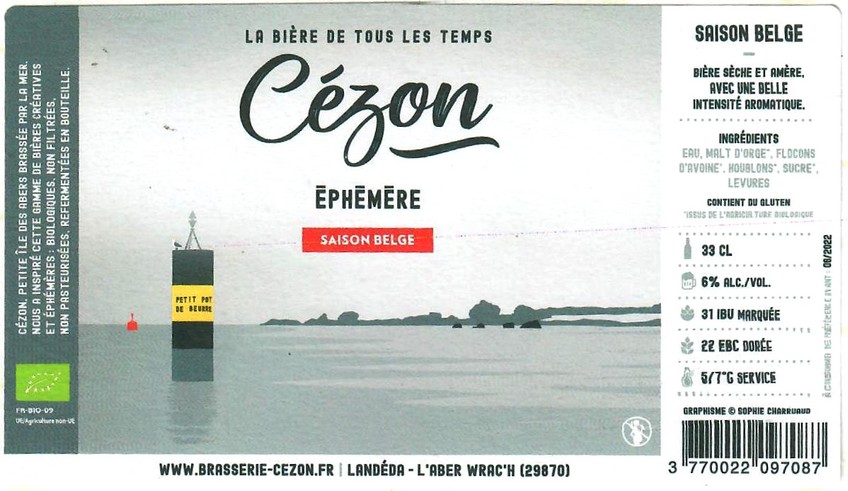 Etiquette BRASSERIE CEZON 09