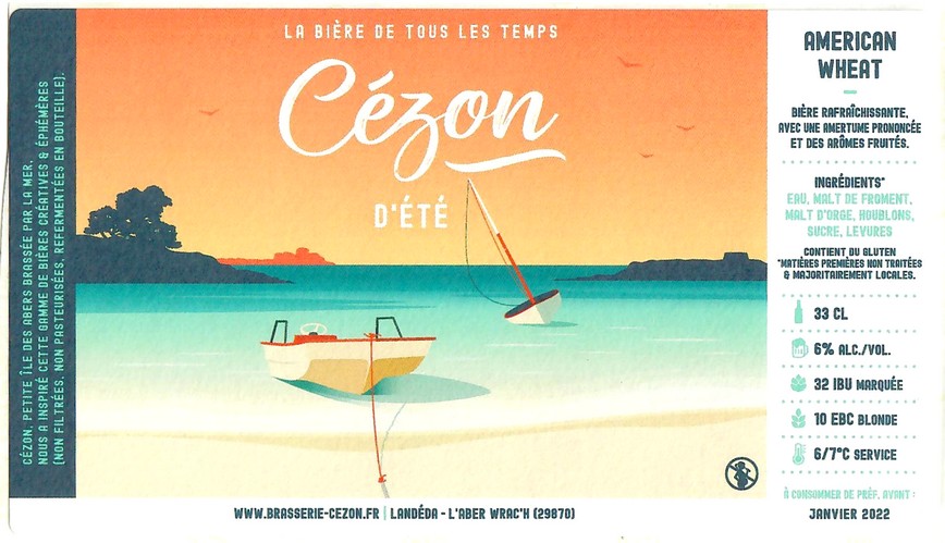 Etiquette BRASSERIE CEZON 20