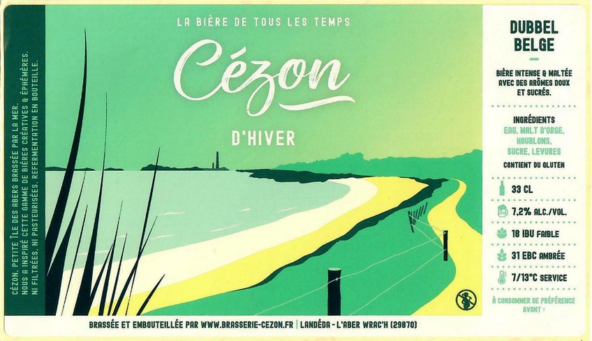 Etiquette BRASSERIE CEZON 22