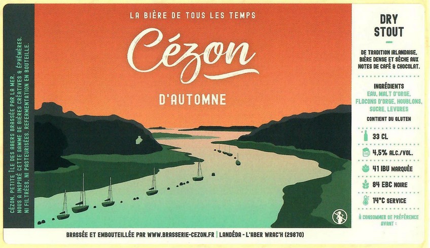 Etiquette BRASSERIE CEZON 24