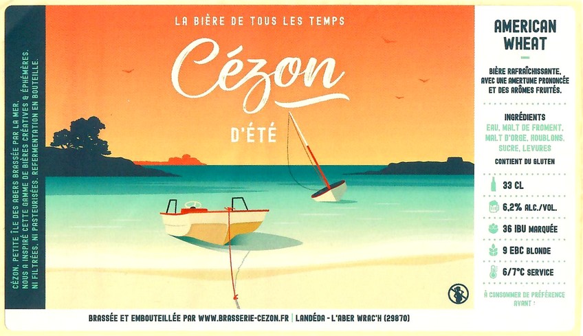 Etiquette BRASSERIE CEZON 25