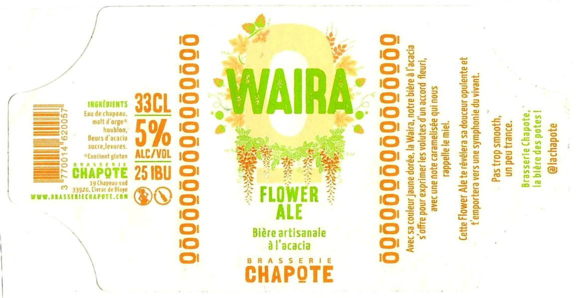 etiquette BRASSERIE CHAPOTE 06