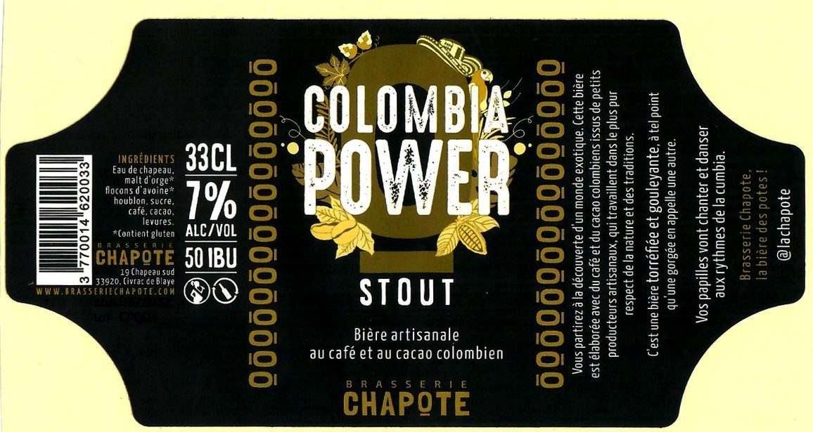 etiquette BRASSERIE CHAPOTE 07