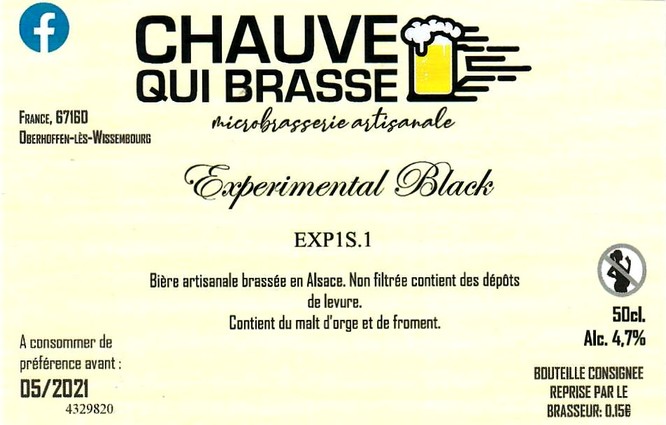 etiquette BRASSERIE CHAUVE QUI BRASSE 01