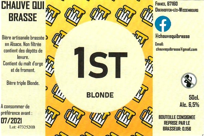 etiquette BRASSERIE CHAUVE QUI BRASSE 02