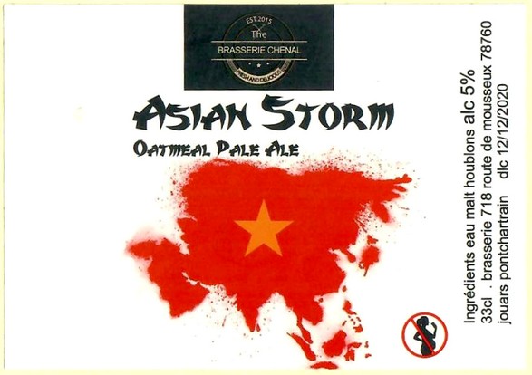 Etiquette BRASSERIE CHENAL 02