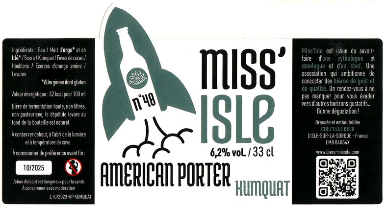 Etiquette BRASSERIE CHEZ ELLE BEER 23