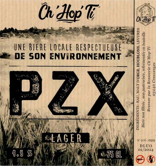 Etiquette BRASSERIE CHHOPTI 04