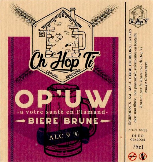 Etiquette BRASSERIE CHHOPTI 07