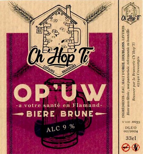 Etiquette BRASSERIE CHHOPTI 08